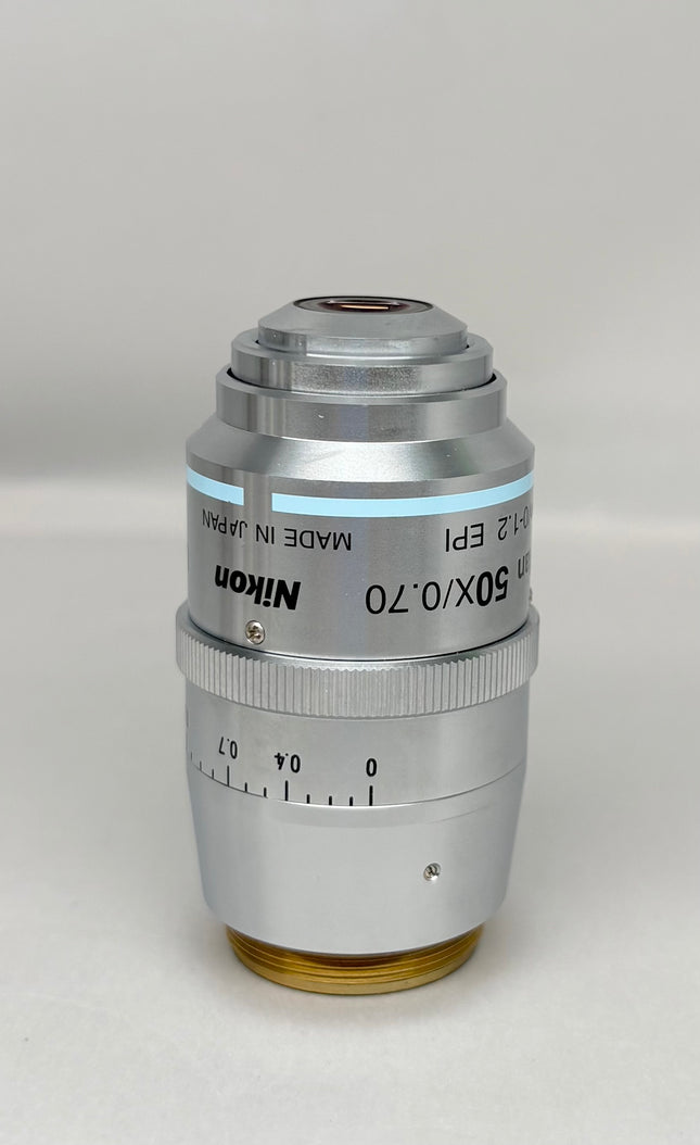 Nikon L Plan EPI CR 50x0.70 ∞/0-1.2 EPI OFN25 MUE35500 Objective for microscopy use