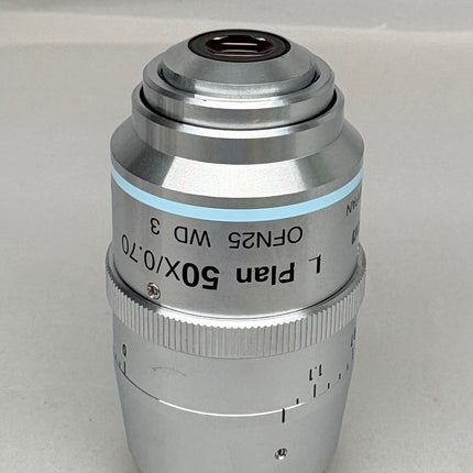 Nikon L Plan EPI CR 50x0.70 ∞/0-1.2 EPI OFN25 MUE35500 Objective microscope lens.