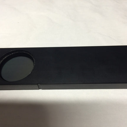 Olympus Microscope Analyzer Slider U-AN displayed on a light background, used, in good optical condition.high-quality microscope lens