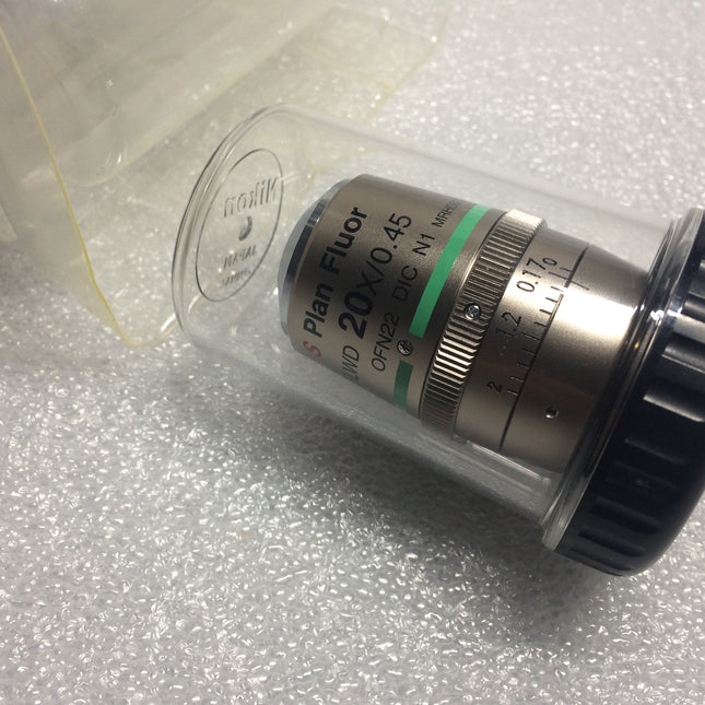 Nikon Microscope Objective S Plan Fluor ELWD 20x/0.45 ∞/0-2 WD 8.2-6.9 MRH08230