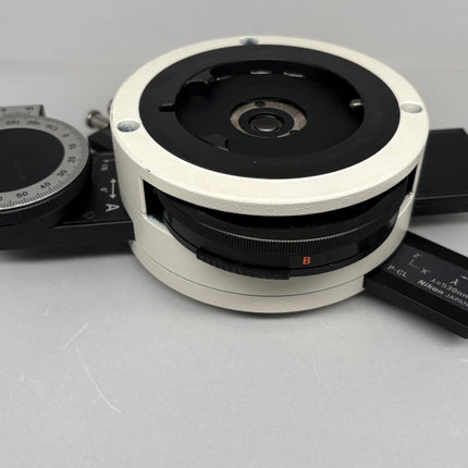 Nikon Pol Microscope P-I Intermediate Tube W/Analyzer-NC W/P-CL Quarter Wave Tint Plate