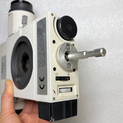 Nikon Microscope Y-THM Main Teaching Unit detailed view highlighting adjustment controls and lens mechanism.