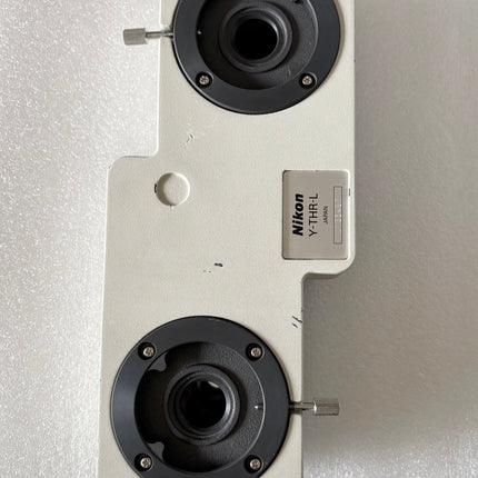 Nikon Microscope Y-THR-L Multiview Teaching Unit Side by Side Type L top view with dual eyepieces
