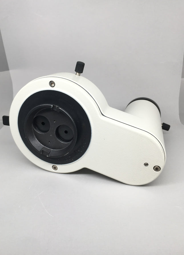LEICA Photo/Video Tube 10446194 f/ MZ M-series Stereo Microscopes back view showing optical components.