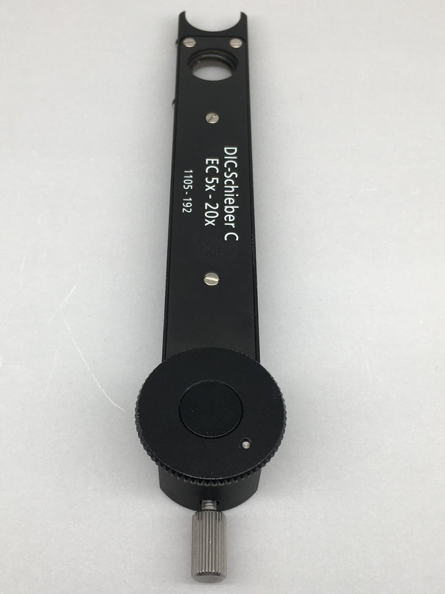 Zeiss C-DIC slider 6x20 for EC EPN 5x-20x/LD EC EPN 20x-50x/EC EP 5x-100x 1105-192 rotary slide-in DIC prism