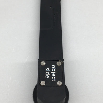 Zeiss C-DIC slider 6x20 for EC EPN 5x-20x/LD EC EPN 20x-50x/EC EP 5x-100x 1105-192 object side view with rotary adjustment mechanism.