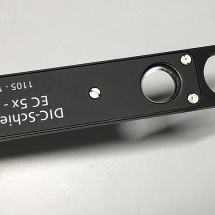 Zeiss C-DIC slider 6x20 for EC EPN 5x-20x/LD EC EPN 20x-50x/EC EP 5x-100x 1105-192 close-up view of DIC slider.