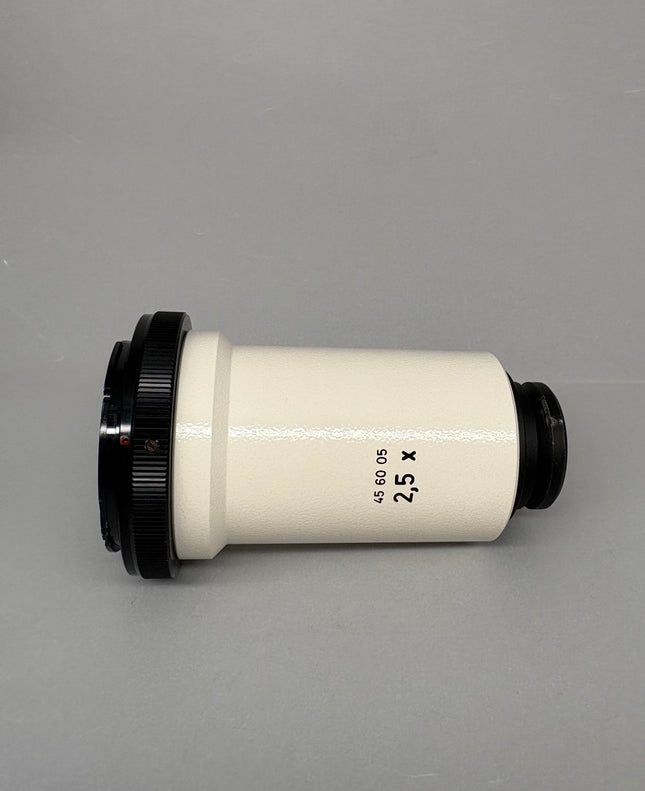 Zeiss 2.5x DSLR Camera Adapter Tube 456005 side view illustrating the connector for single lens reflex cameras.