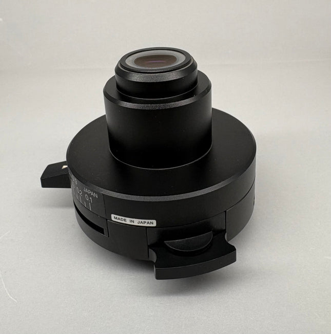 Nikon Microscope C-C Slider Achr NA=0.9 condenser, black microscope component made in Japan.