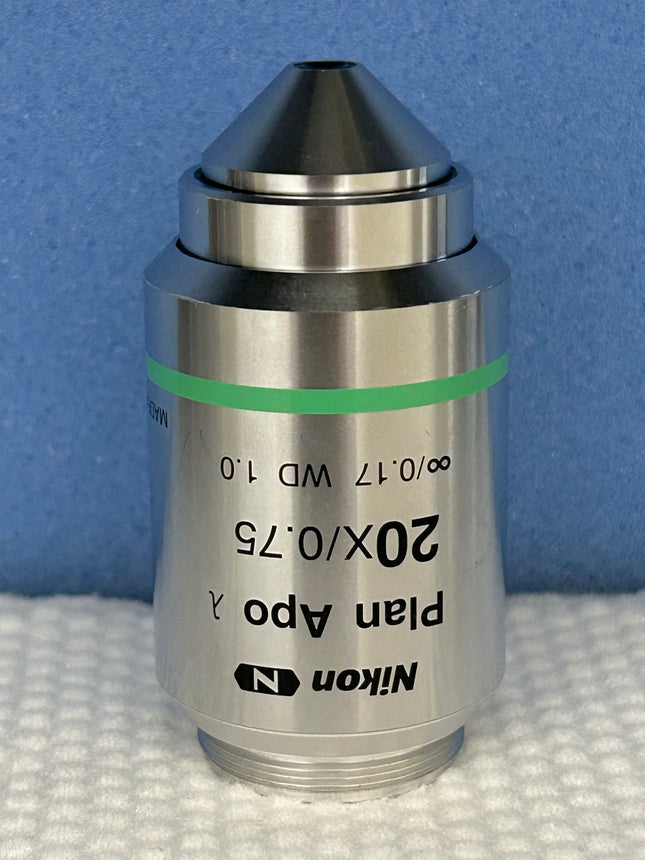 Nikon Microscope Objective Plan APO Lambda λ 20x0.75 DIC N2 WD 1.0 MRD00205
