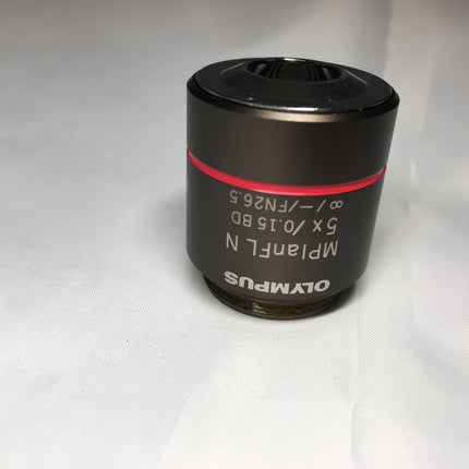 Olympus Microscope Infinity Objective MPlanFL N 5x BD UIS2 M26 Thread
