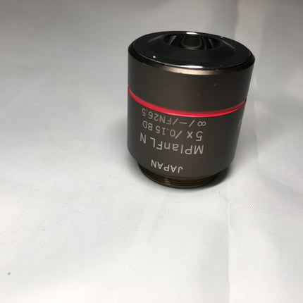 Olympus Microscope Infinity Objective MPlanFL N 5x BD UIS2 M26 Thread