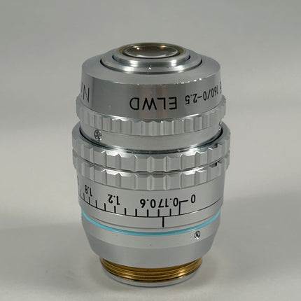 Nikon Plan 40x 0.55 ELWD 160/0-2.5 Correction Collar Finity Microscope Objective