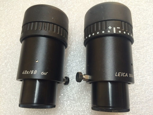 Leica 40x6B microscope eyepieces 