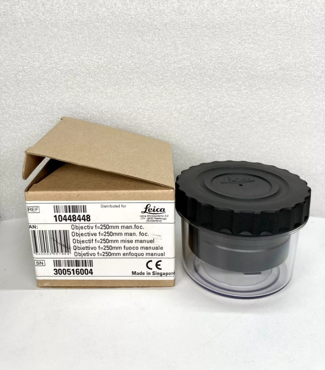 New Leica  objective with a focal length of 250mm and manual focus 10448448