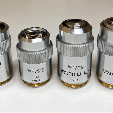 Leitz NPL Fluotar 10x 6.3x PL 2.5x 1.6x