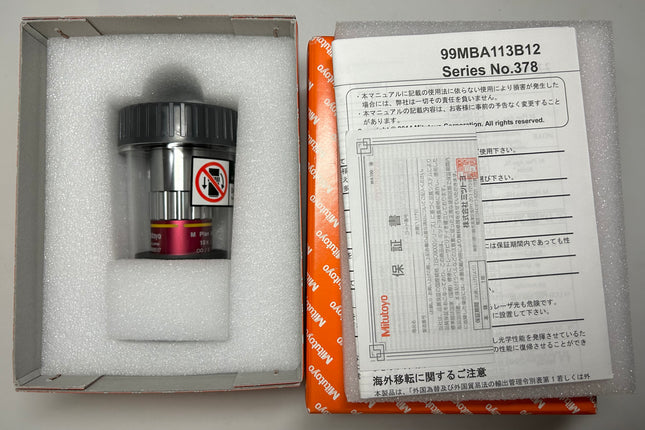 Mitutoyo M Plan Apo Nir 10x0.26