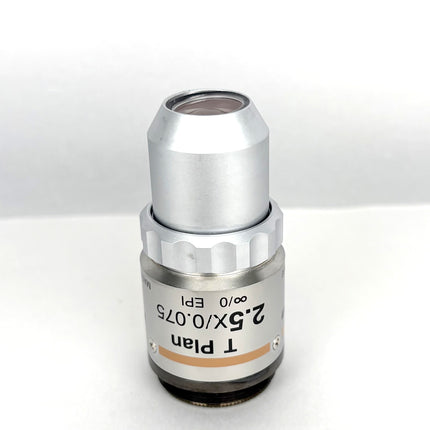 Nikon EPI T Plan 2.5x0.075 OFN25 WD6.5 MUE12030 Microscope Objective