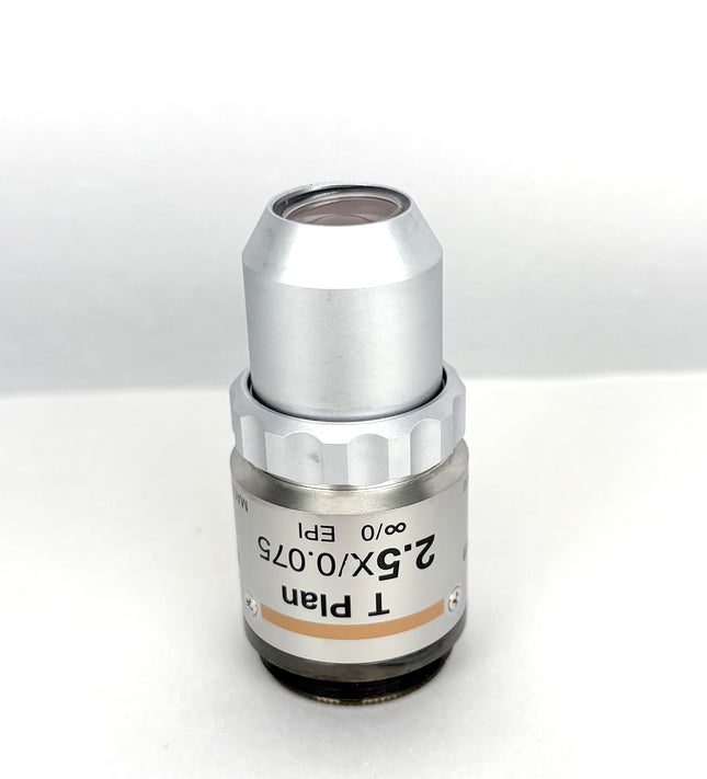 Nikon EPI T Plan 2.5x0.075 OFN25 WD6.5 MUE12030 Microscope Objective