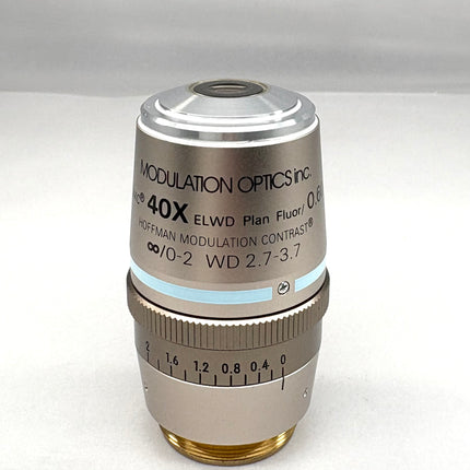 Nikon Hoffman HMC 40X0.60 ELWD Plan Fluor ∞/0-2 WD 2.7-3.7 Objective