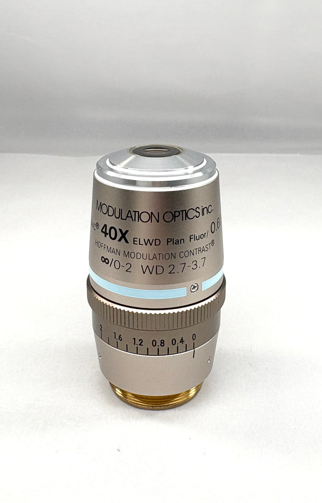 Nikon Hoffman HMC 40X0.60 ELWD Plan Fluor ∞/0-2 WD 2.7-3.7 Objective