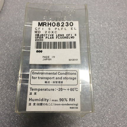 New Nikon Microscope Objective S Plan Fluor ELWD 20x/0.45 ∞/0-2 WD 8.2-6.9 MRH08230