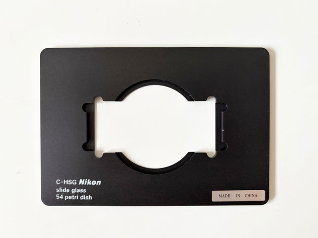 Nikon Microscope Slide Glass 54 Petri Dish C-HSG