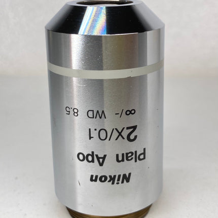Nikon Plan Apo 2x/0.1 ∞/- WD8.5 Eclipse Microscope Objective M25