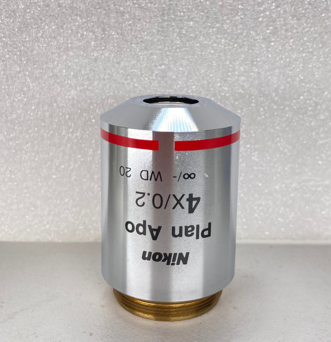 Nikon Plan Apo 4x/0.2 ∞/- WD 20 Eclipse Microscope Objective M25