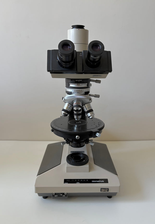 Olympus BHSP BH2 Polarizing POL Trinocular Microscope 