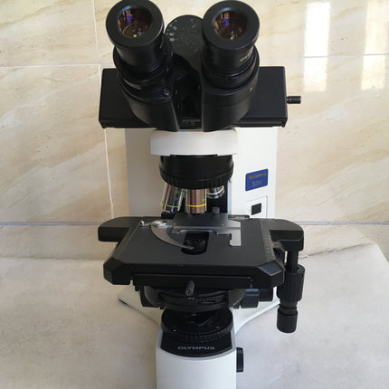 Olympus BX41 Trinocular Phase Contrast Microscope