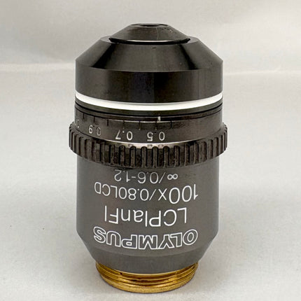 Olympus LCPlanFl 100x/0.80 LCD ∞/0.6-1.2 Microscope Objective