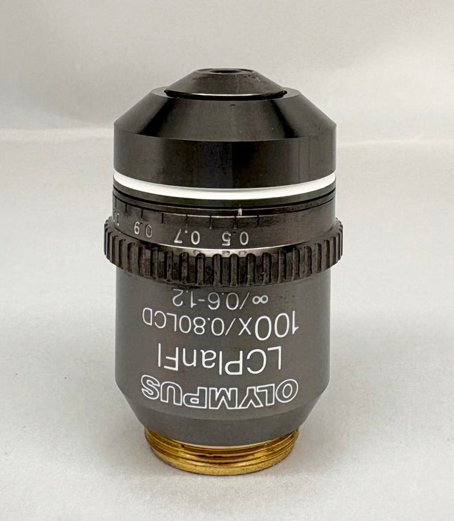 Olympus LCPlanFl 100x/0.80 LCD ∞/0.6-1.2 Microscope Objective