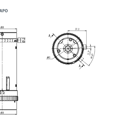 Leica Z16 APO Manual 16:1 Microscope Zoom Body 10447173