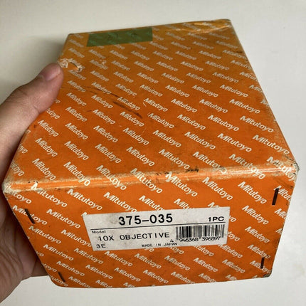 Mitutoyo ML10x 375-035 Measuring Microscope Objective