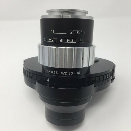 Zeiss 424228-9030 Microscope LD Condenser NA 0.55 WD 30-38 BF/PH1 /PH2/ph3