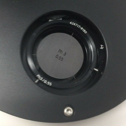 Zeiss 424228-9030 Microscope LD Condenser NA 0.55 WD 30-38 BF/PH1 /PH2/ph3