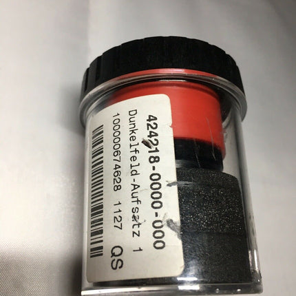 Zeiss Microscope Darkfield Condenser Top Lens DF1.2-1.4 424218 Dunkelfeld