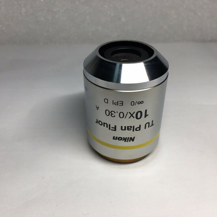 Nikon TU Plan Fluor 10x0.30 A ∞/0 WD15 M32 MUE42100 Microscope Objective