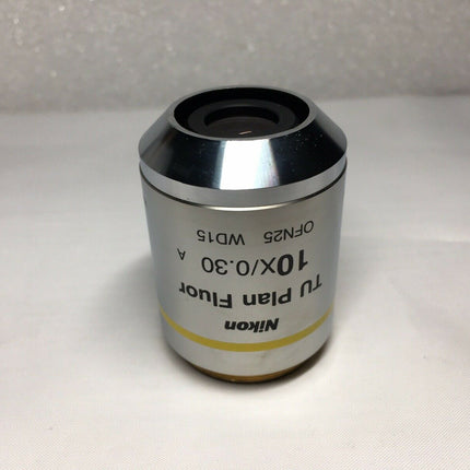 Nikon TU Plan Fluor 10x0.30 A ∞/0 WD15 M32 MUE42100 Microscope Objective