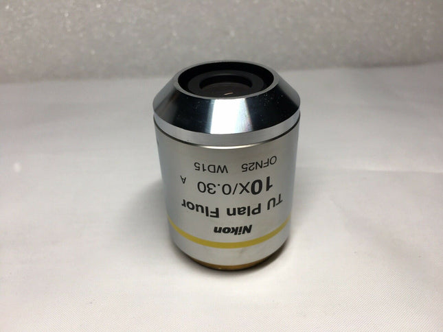Nikon TU Plan Fluor 10x0.30 A ∞/0 WD15 M32 MUE42100 Microscope Objective